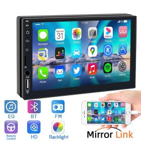 DVD Mp5 7 pouces écran tactile. USB AUX . SD. BT. miroir link G-1001