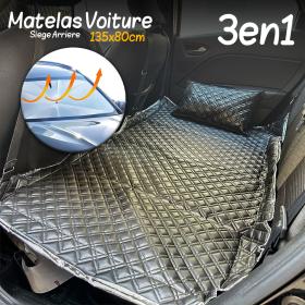 Matelas de Voiture Pliable avec Pare Soleil UV 3en1 – أريكة مقعد خلفي وعاكس أشعة الشمس 3في1