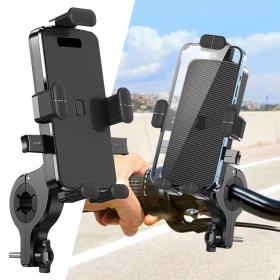 Support De Téléphone Portable pour Bicyclette et Motocross Rotatif 360 Dégrée – حامل هواتف للدراجات