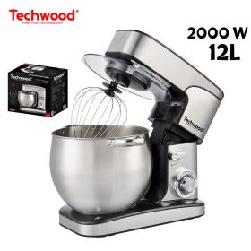 Techwood Robot Pétrin Professionel 12L 2000W TRO-1226