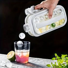 Bac à glaçons 2 en 1 portable avec 17 grilles de de refroidissement – أداة تجميد مكعبات الثلج