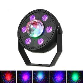 Projecteur jeux de lumiere RGB Laser rotatif 6en1 effets Stroboscope