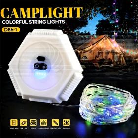 Lampe à Bande LED 10m Étanche pour Camping 2en1 - شريط إضاءة مقاوم للماء للتخييم