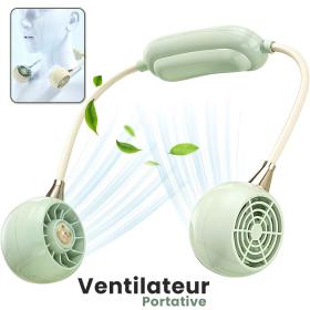 Ventilateur De Cou Rechargeable À 3 Vitesses DM68A – مروحة عنق