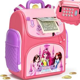 Tirelire d’économie d’argent en pièces de monnaie réelles